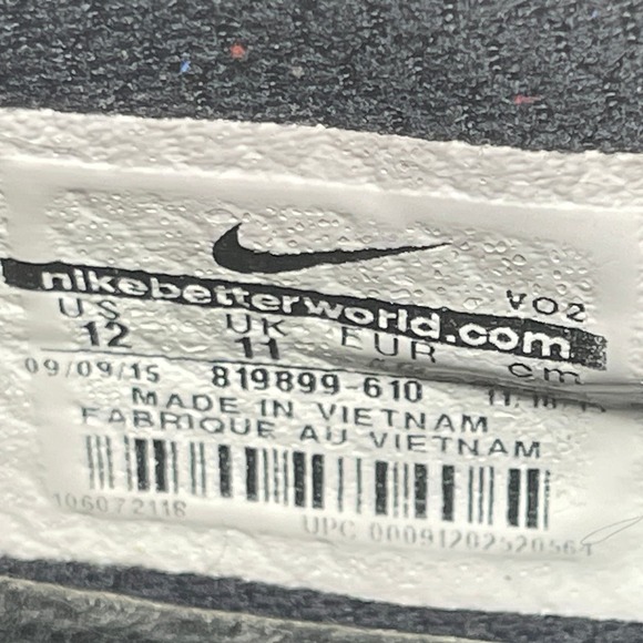 Nike Metcon 2 Sneakers Men's Sz 12 University Red 7,0,9:J.8.7 - Picture 13 of 13